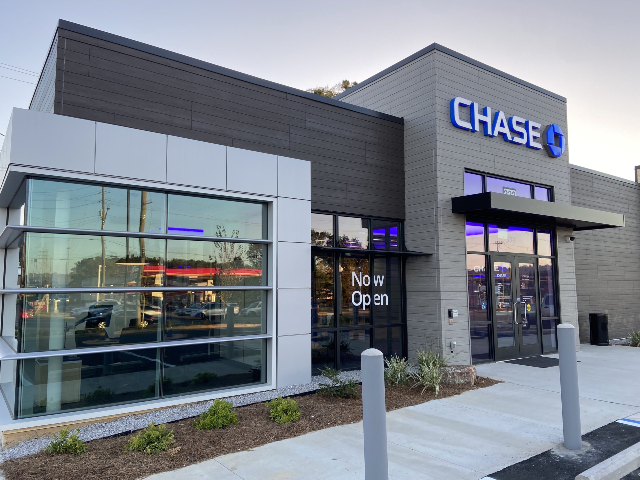 Commercial bank glass and glazing project by NelBran Glass in Birmingham